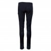 UCCI BLACK TROUSERS LEATHER WITH FABRIC SIZE:IT40